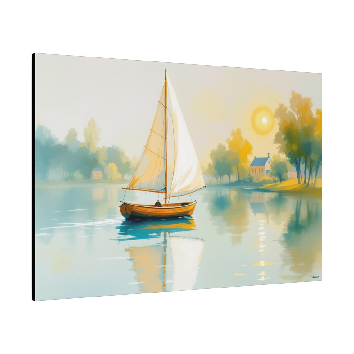 Sailboat Paradise - Coastal Art Print - Image 2