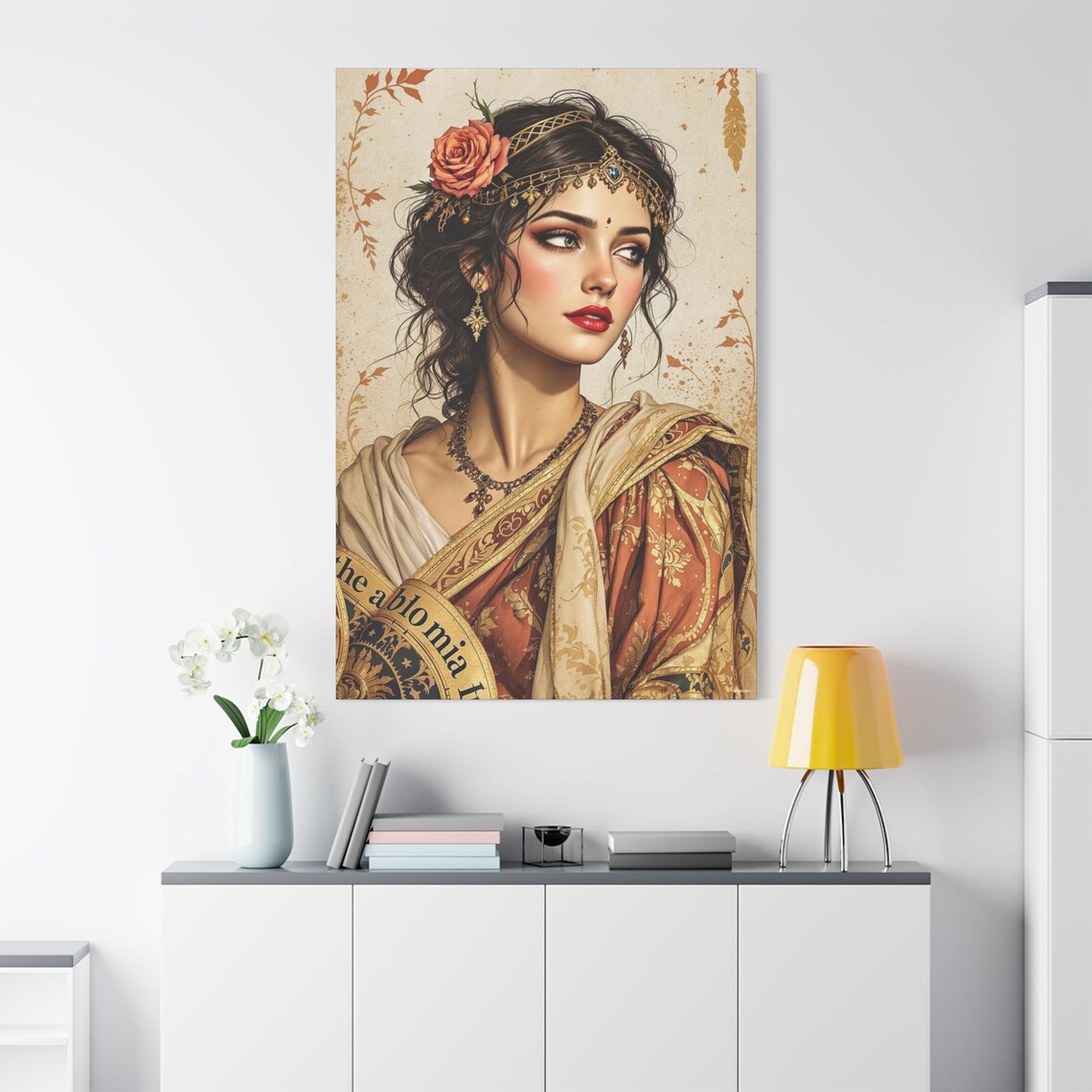 Elegant Bohemian Abstract Wall Art Print