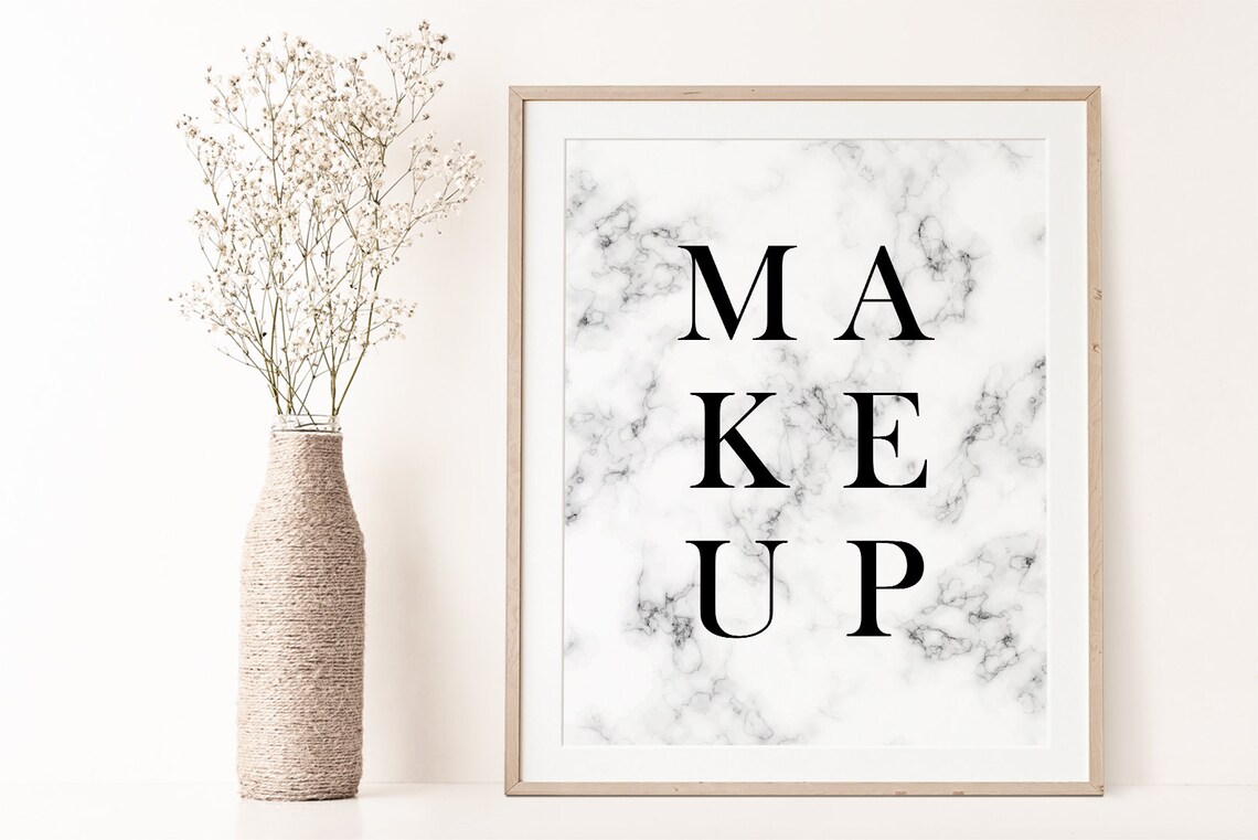 Makeup Marble Beauty Wall Decor Art Print - Image 2