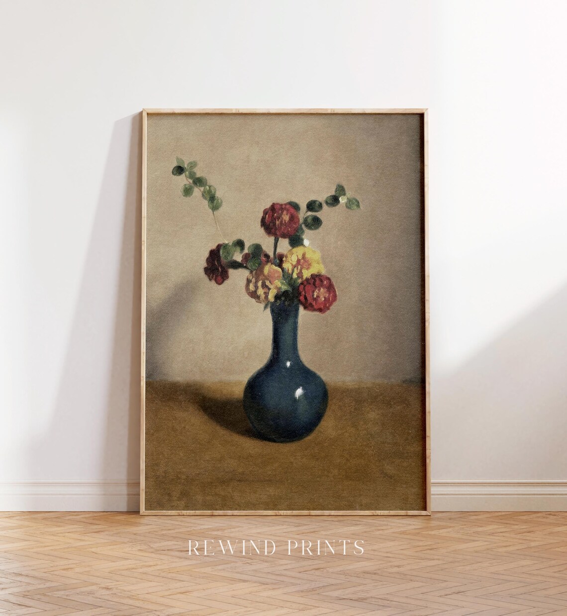 Vintage Floral Still Life Art Print, Antique Flowers - Image 4