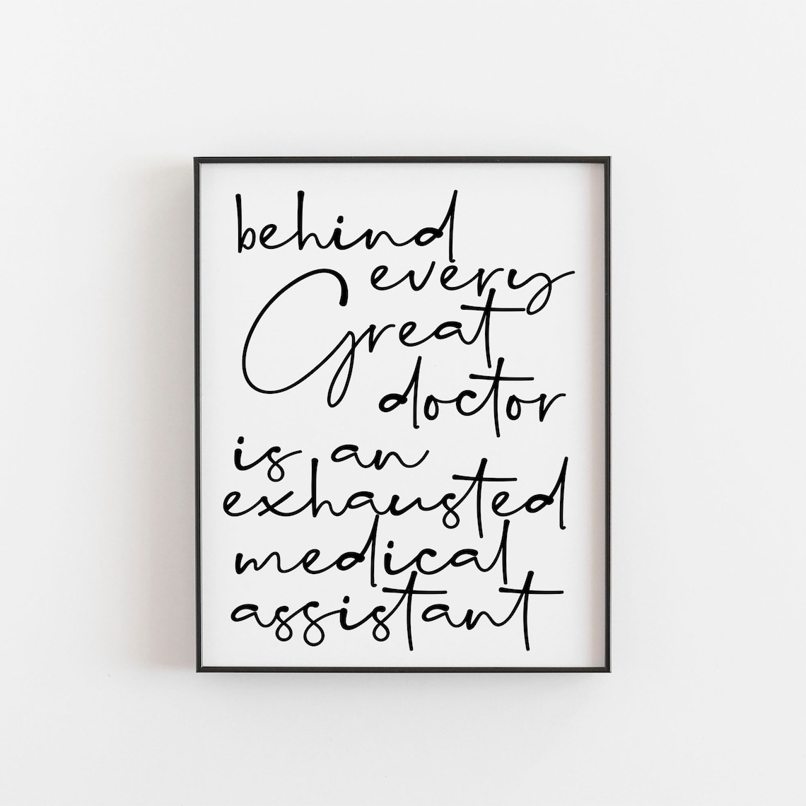 Medical Assistant Gift, Doctor Surgery Art Print