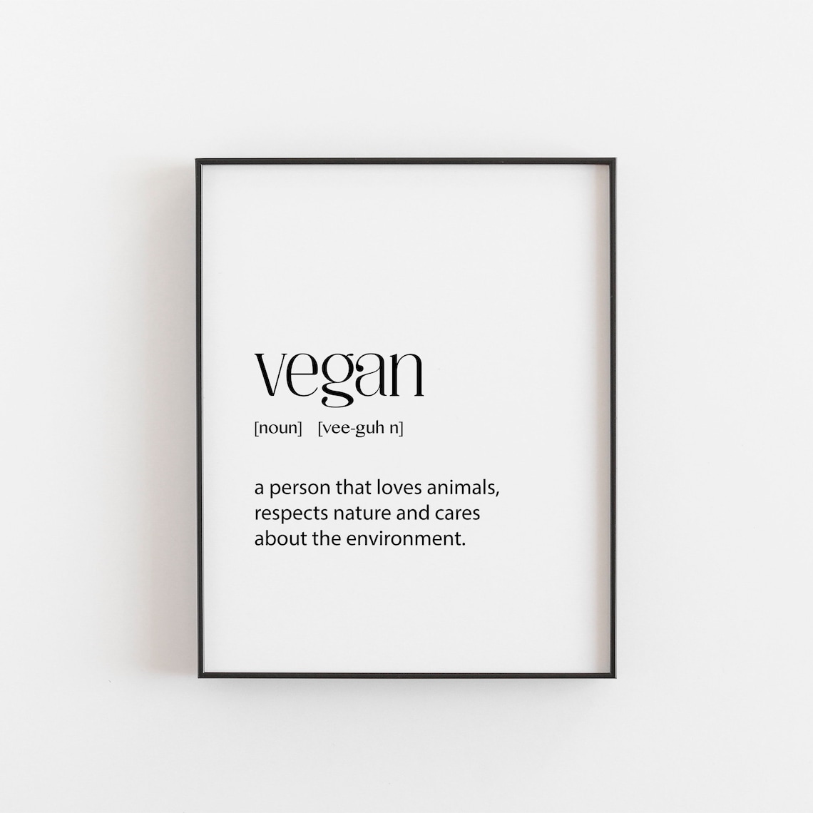 Vegan Gift, Save The Earth Eco Friendly Warrior