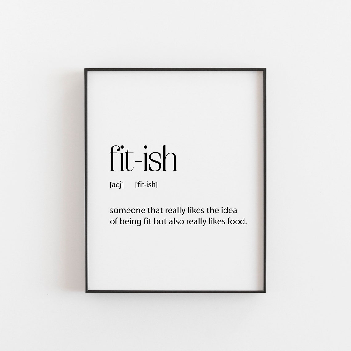 Fitness Gym Poster, Workout Art Print