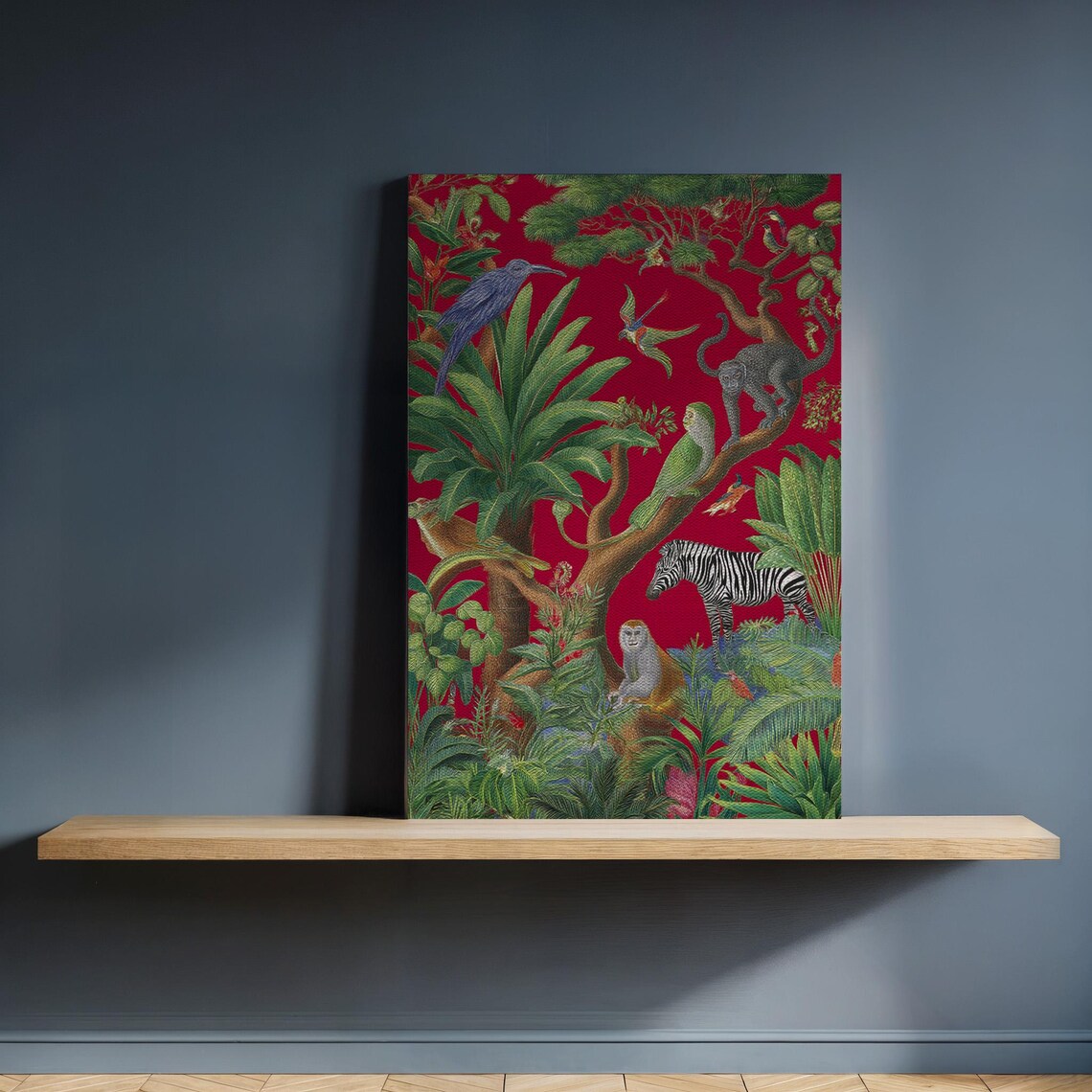 Jungle Animals Tropical Forest Wildlife Art Print
