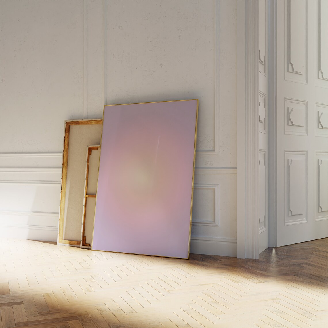Purple Aura Gradient Dreamy Pink Spiritual Abstract Trendy Room Poster - Image 4