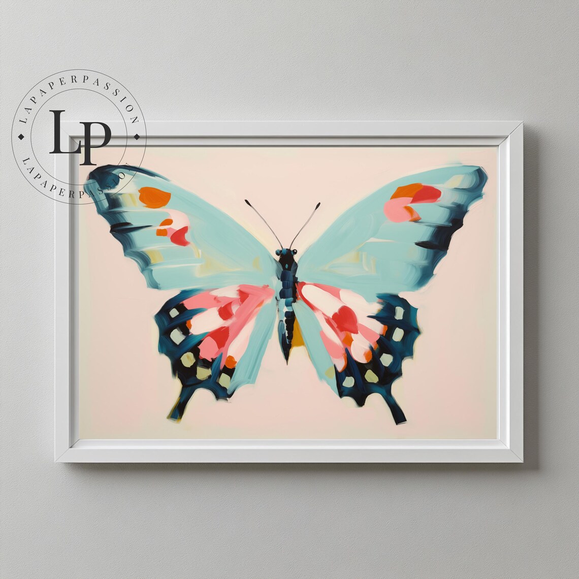 Colorful Butterflies Art Print, Girls Room Decor - Image 5