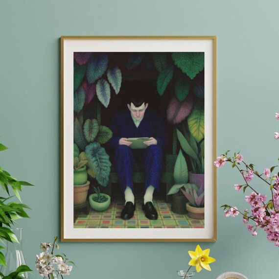 Green Dream No3 Unique Canvas Art Print