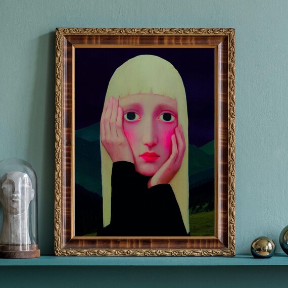 Blush Unique Canvas Art Print