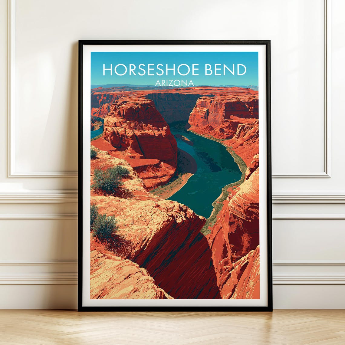 Horseshoe Bend Arizona Canyon Red Rock Colorado River Poster