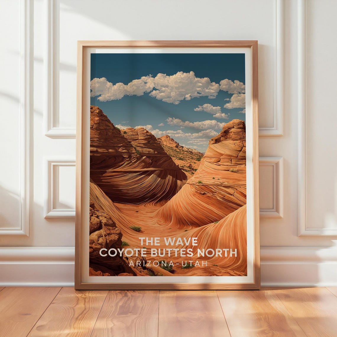 The Wave Coyote Buttes North Arizona Utah Desert Rock Poster
