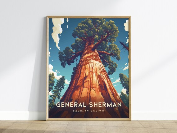 General Sherman Tree Sequoia National Park Redwood Forest Poster