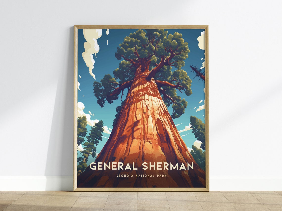 General Sherman Tree Sequoia National Park Redwood Forest Poster