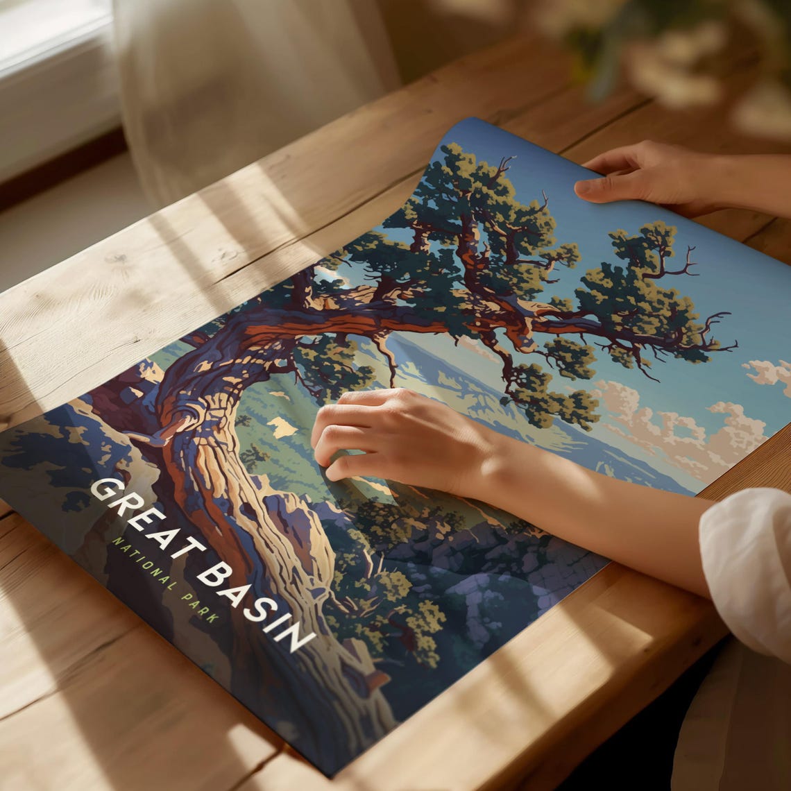 Great Basin National Park Ancient Bristlecone Tree Vista Poster - Image 3