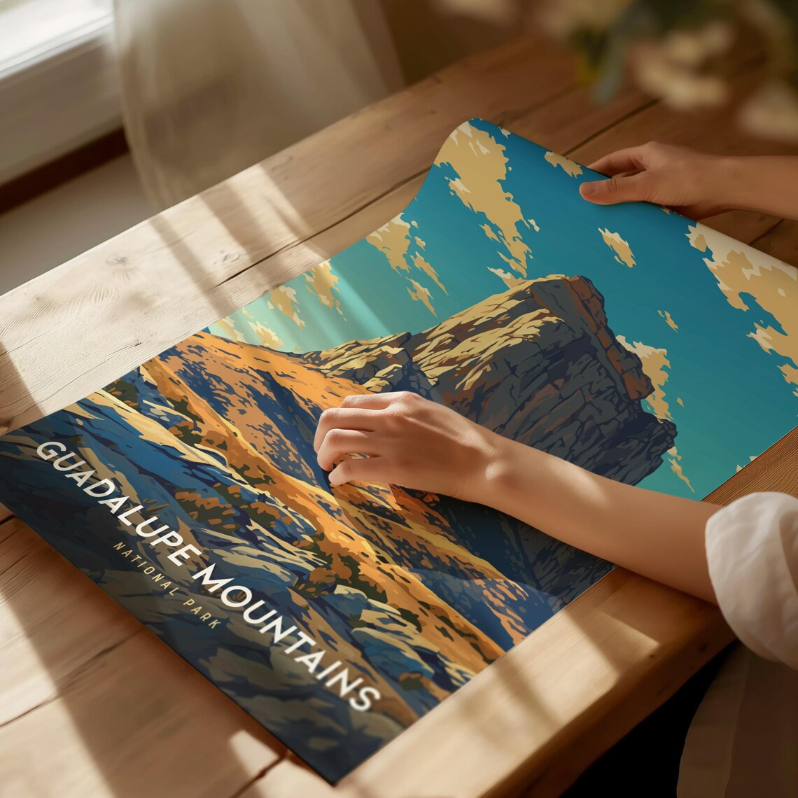 Guadalupe Mountains National Park Texas Travel Poster - Image 4