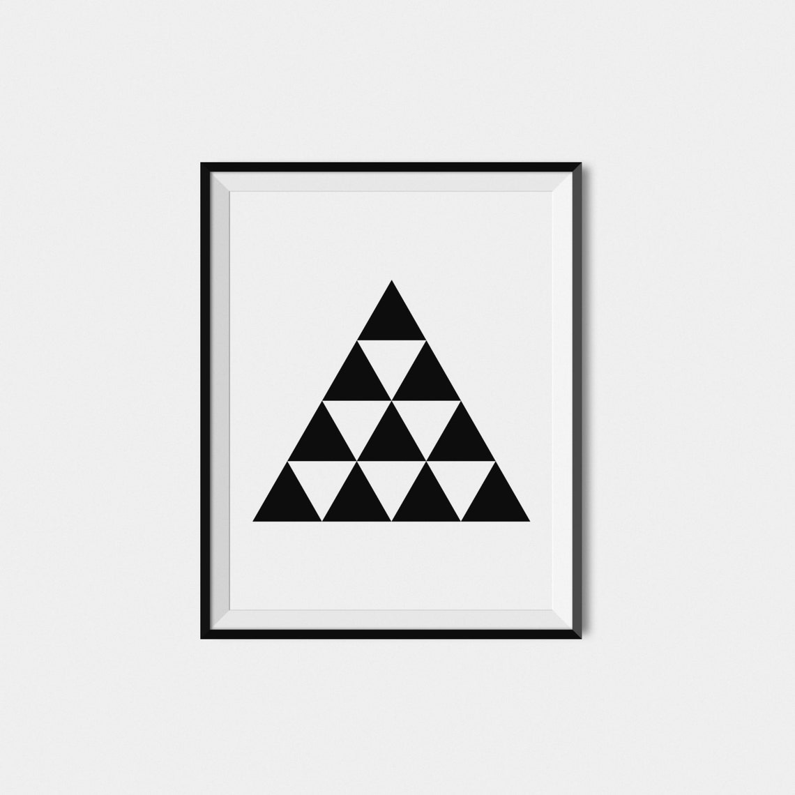 Abstract Geometric Art Print Modern Print Black And White Art Geometric Wall Art Art Art - Image 2