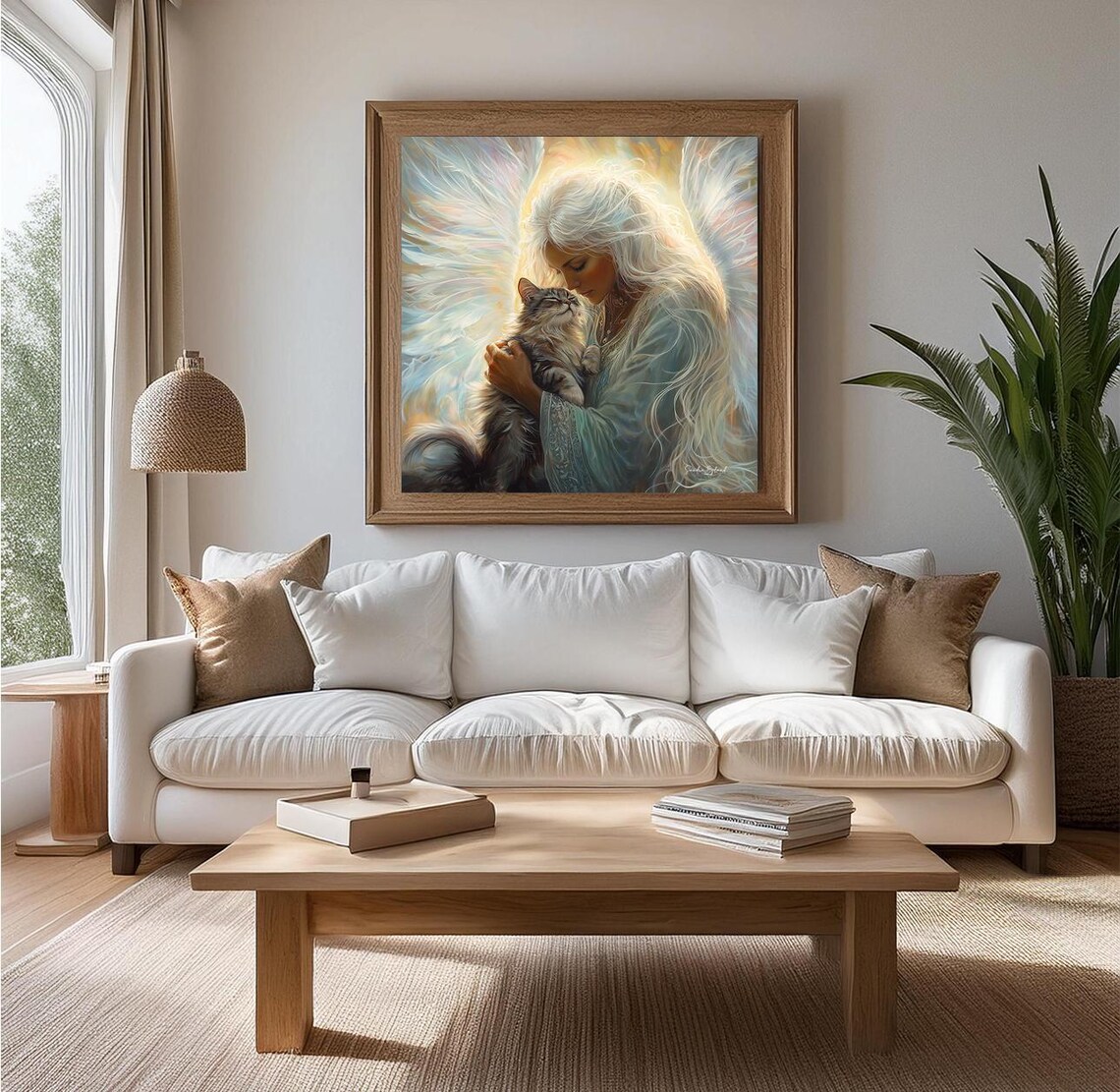 Guardian Angel Of Cats, Cat Lover Gift - Image 4