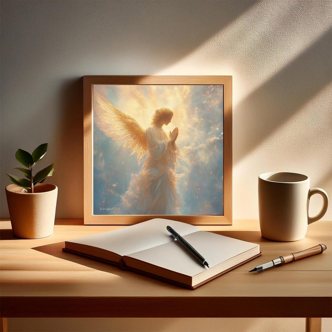 Guardian Angel Art Print, Christian Prayer - Image 5