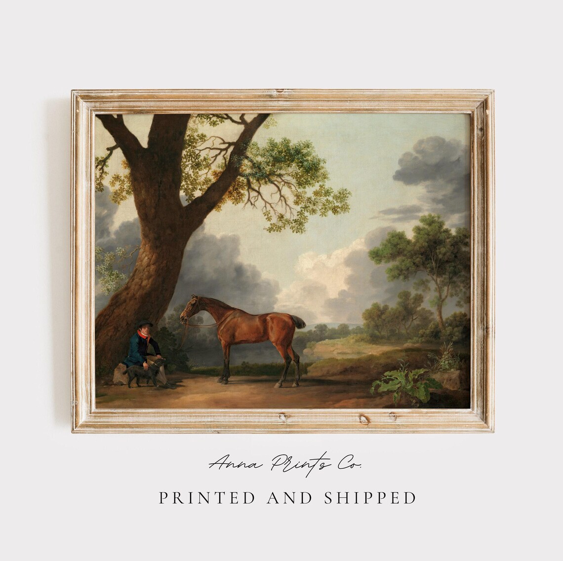 Vintage Horse Painting, Baroque Equestrian Art Print