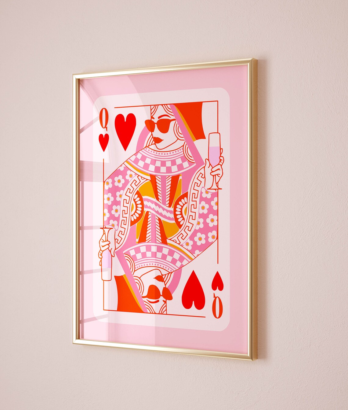 Aesthetic Cocktail Art Print, Retro Maximalist Decor - Image 2