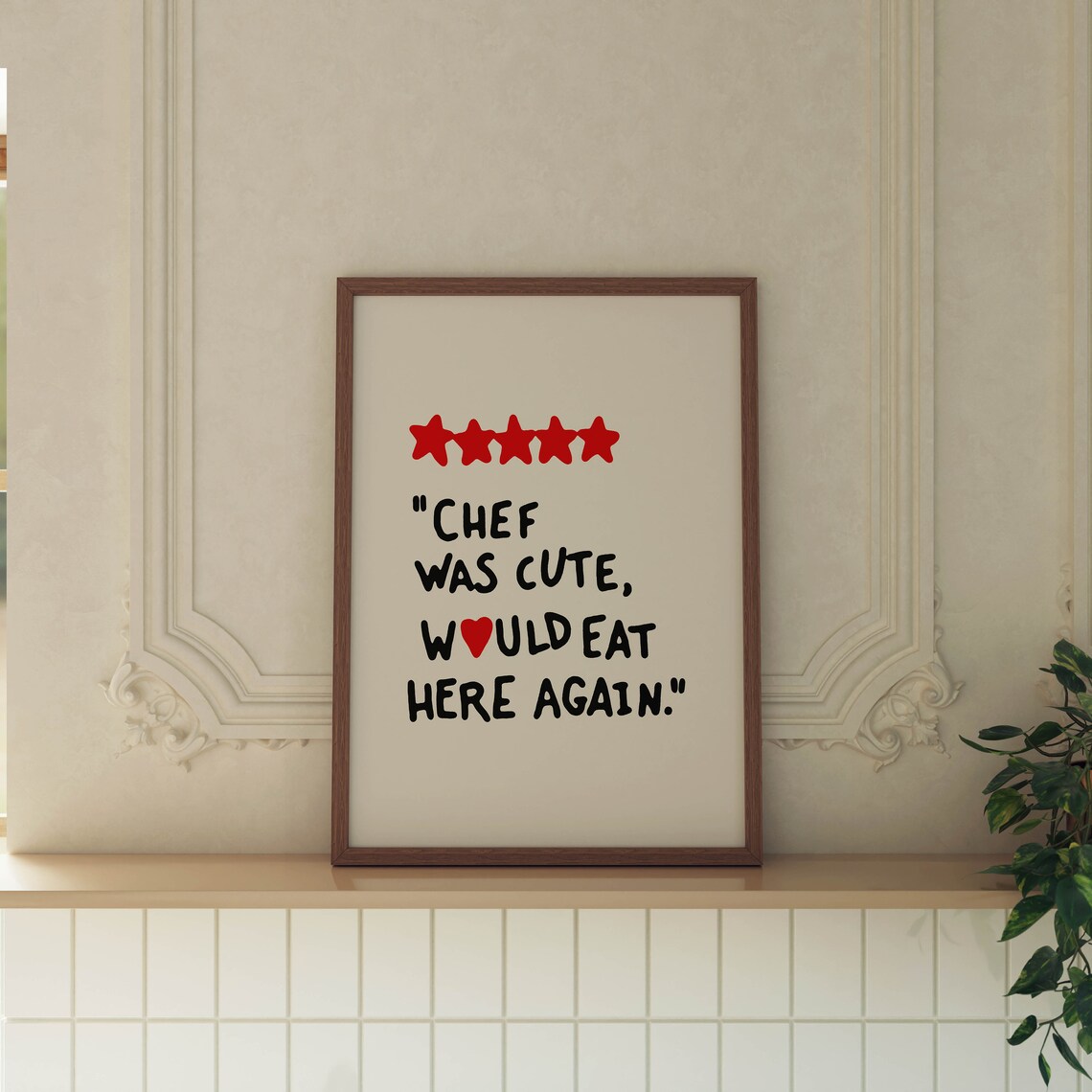 Trendy Kitchen Wall Art Print, Apartment Decor - Image 2