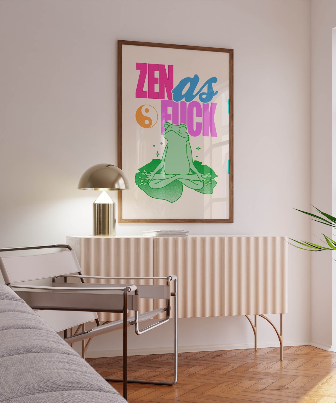 Colorful Frog Retro Art Print, Dorm Decor - Image 2