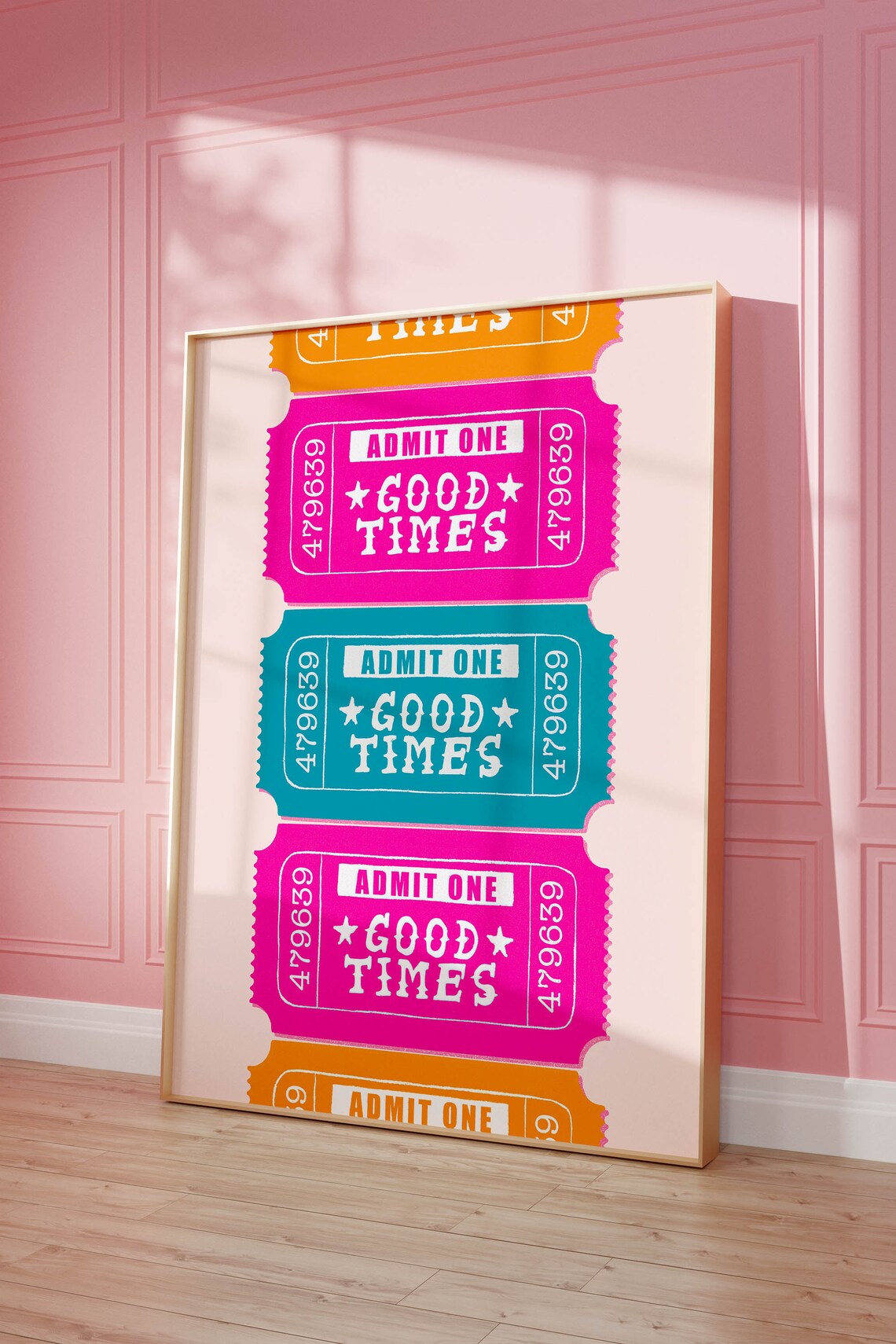 Good Times Ticket College Apartment Poster Print