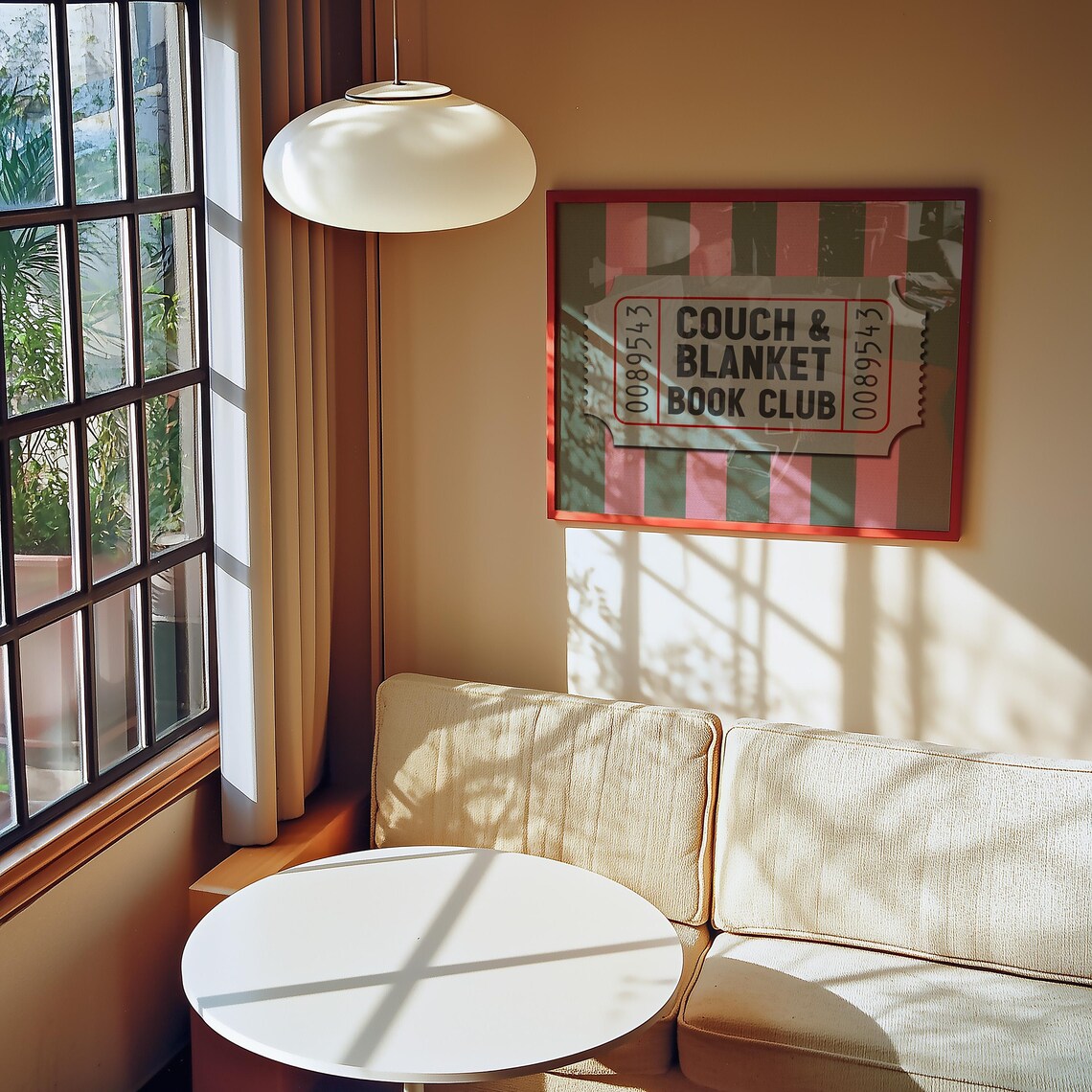 Vintage Book Club Reading Nook Library Art Print - Image 2
