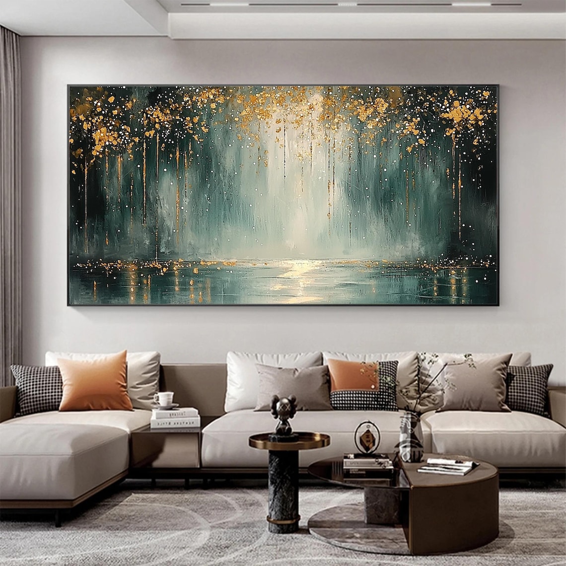 Abstract Boho Landscape Art Print, Minimalist
