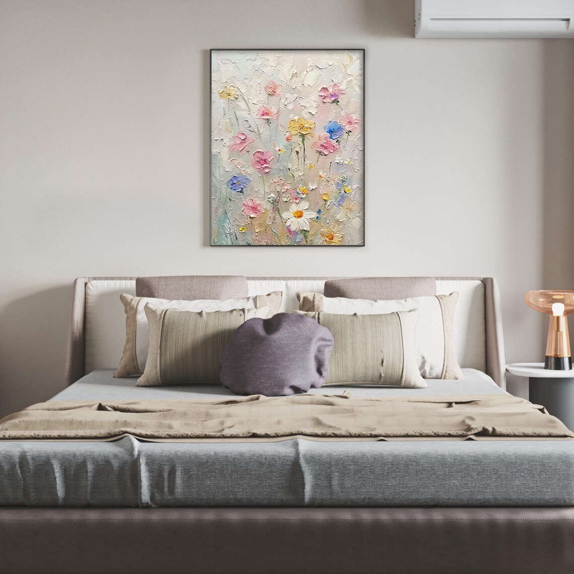Colorful Flower Painting, Abstract Floral Art Print - Image 3
