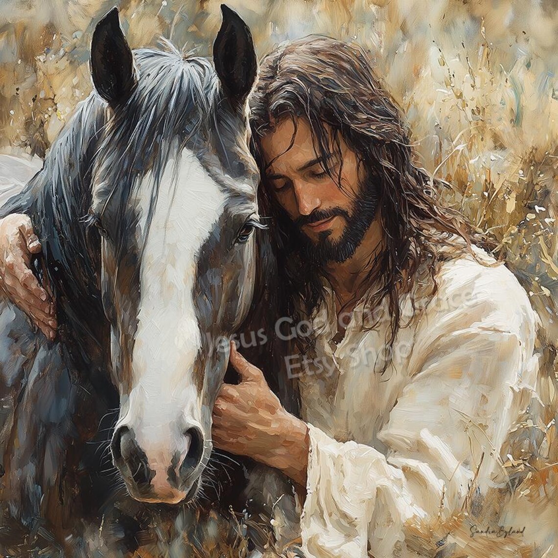 Jesus Horse Blessing, Christian Horse Gift
