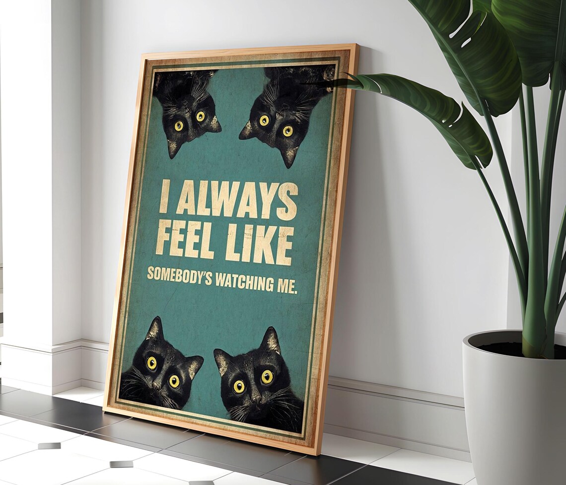Funny Cats, I Always Feel Like Somebody's Watching Me - Image 3
