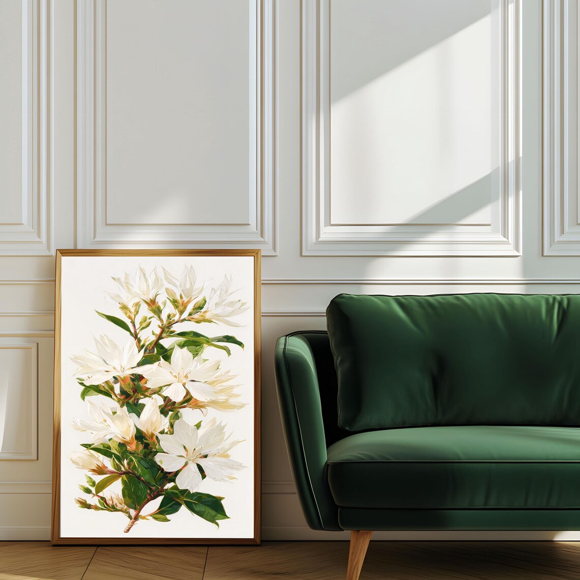 Vintage White Flowers, Rustic Home Decor - Image 6