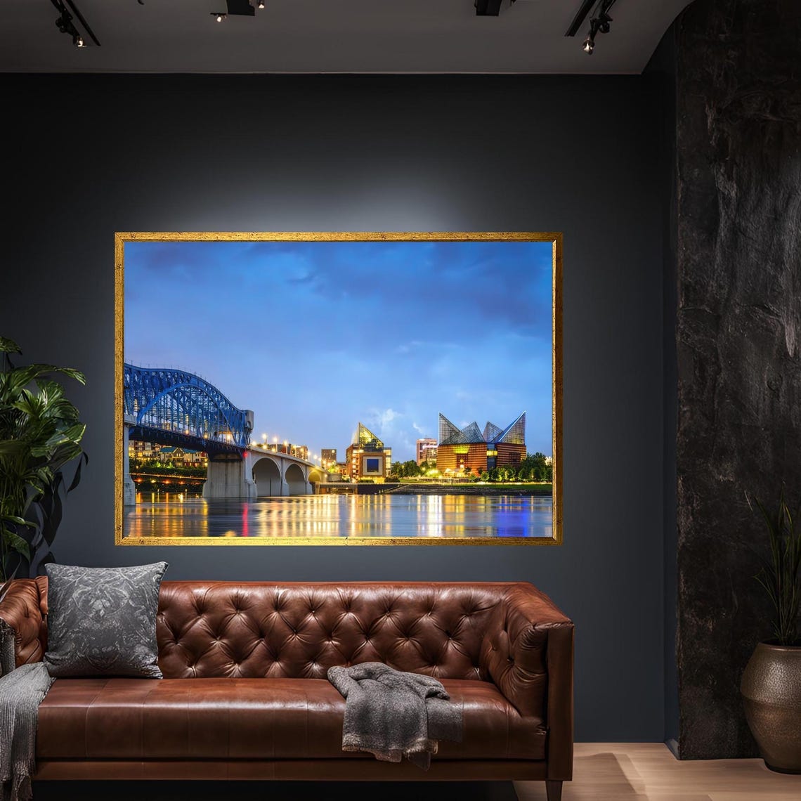 Chattanooga Landspace Home Decor Canvas Wall Art Modern Print Abstract For