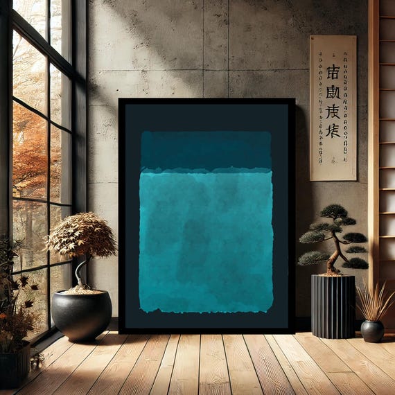 Mark Rothko Minimalist Canvas Print Painting Wall Art Reproduction Abstract Modern Home Decor