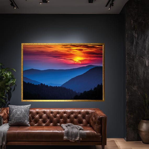 Forest Nature Landscape Tree Canvas Wall Art Modern Print Abstract Decor For Home