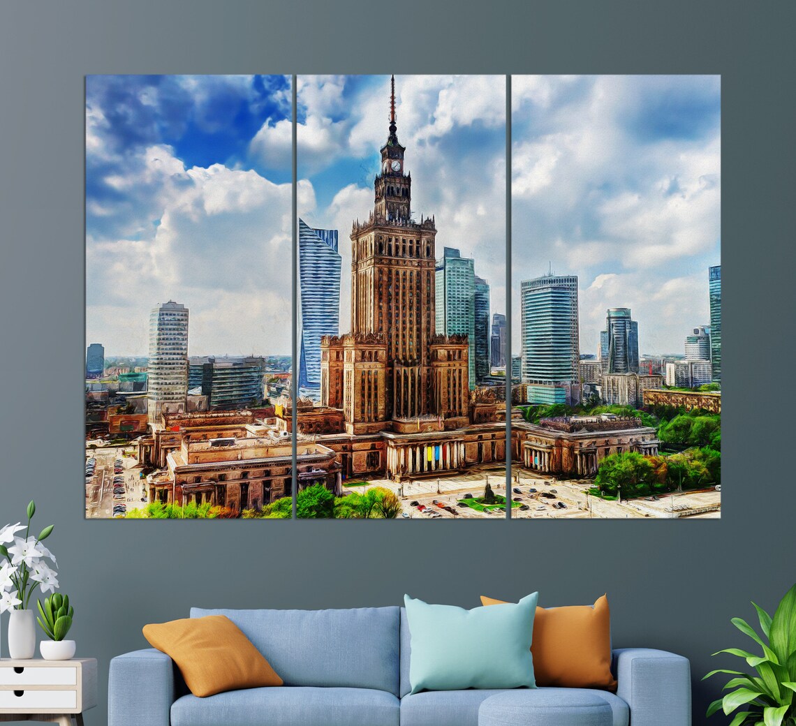 Palace Of Culture And Science, Warsaw Art Print