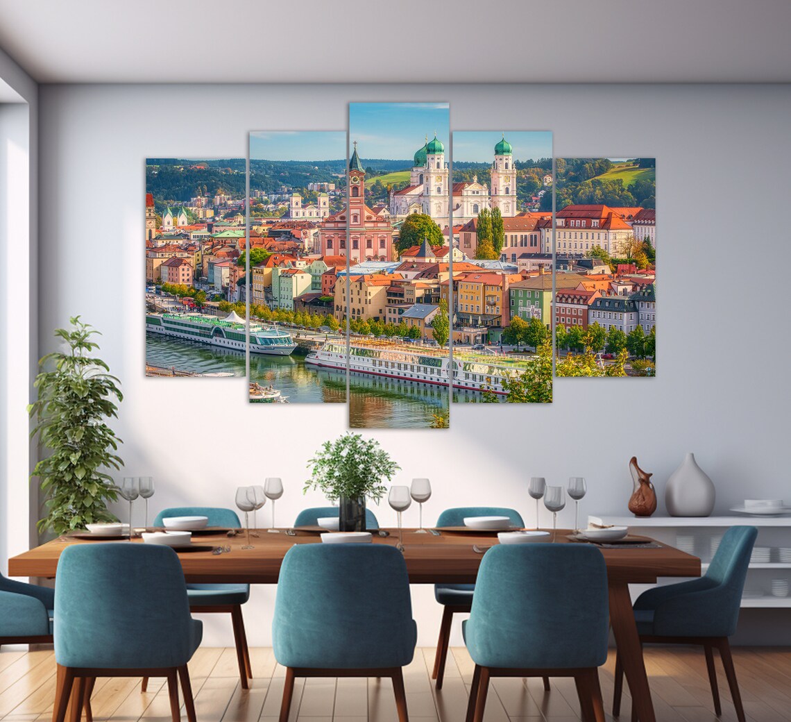 Passau Painting, Germany Art Print - Image 2