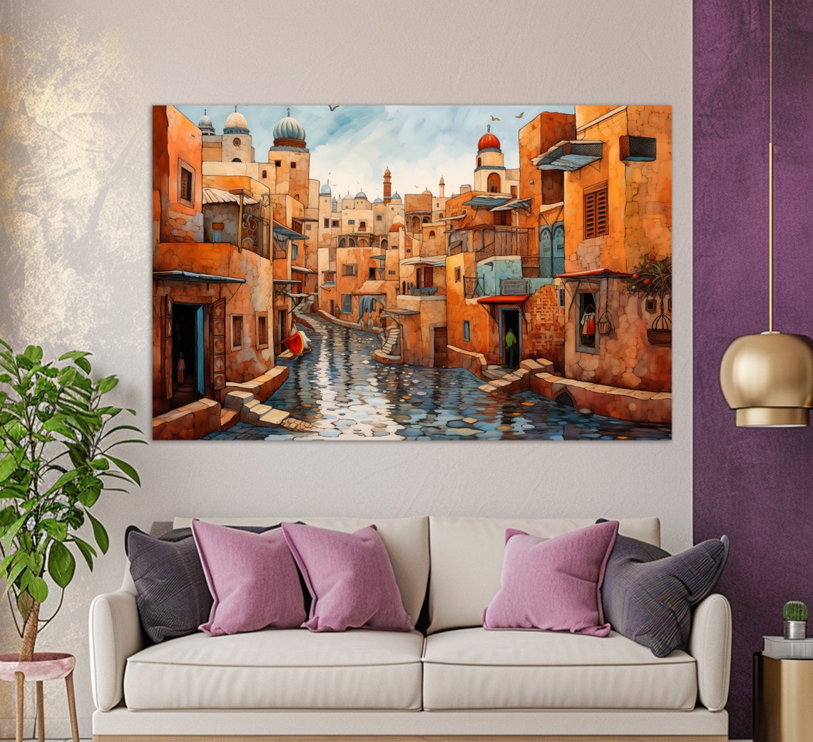 Morocco Van Gogh Style Art Print - Image 2