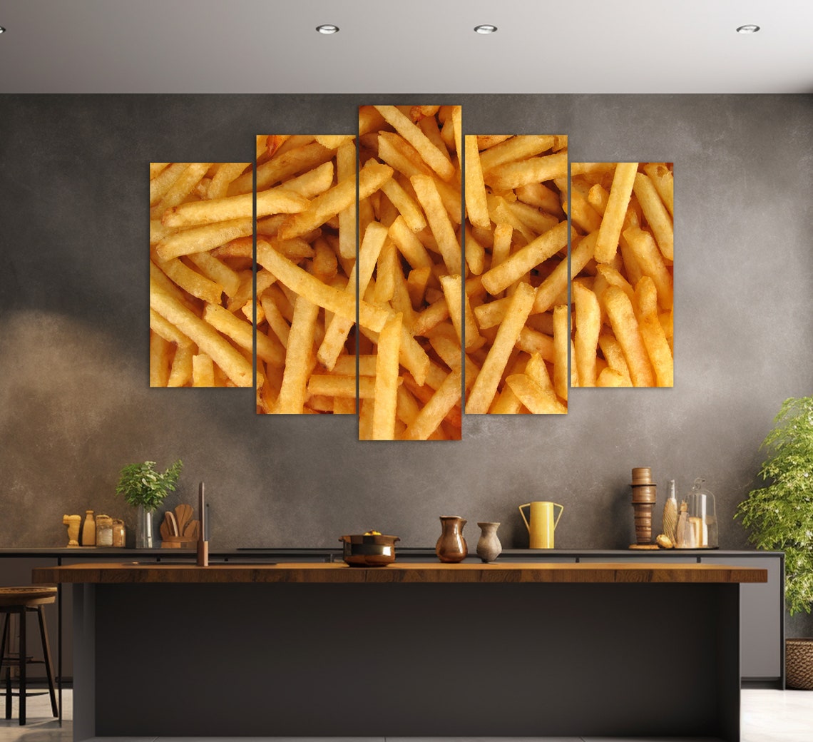 French Fries, Kitchen Wall Art Print - Image 4