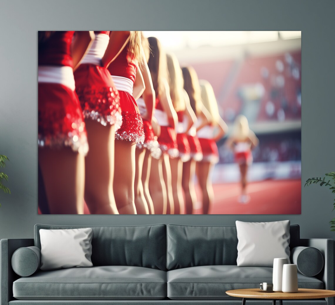 Cheerleading Art Print, Cheerleader Gift