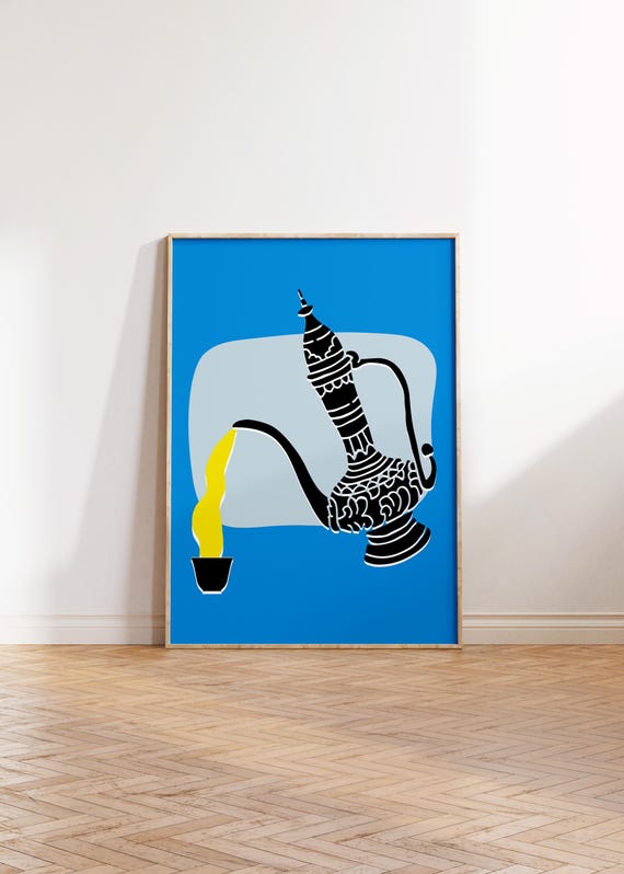 Coffee Arabic Poster Set Qahwa Print Download Museum Vintage Gallery Wall Art Modern Digital