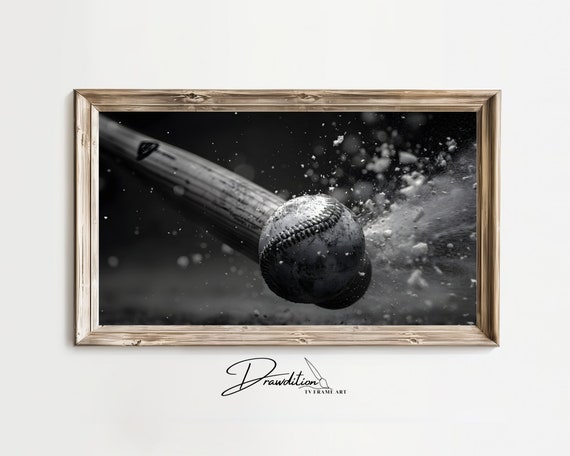 Baseball Frame Tv Art Baseball Frame Tv Art Baseball Bat Frame Tv Art Baseball Ball In Frame Tv Art Baseball Player Art