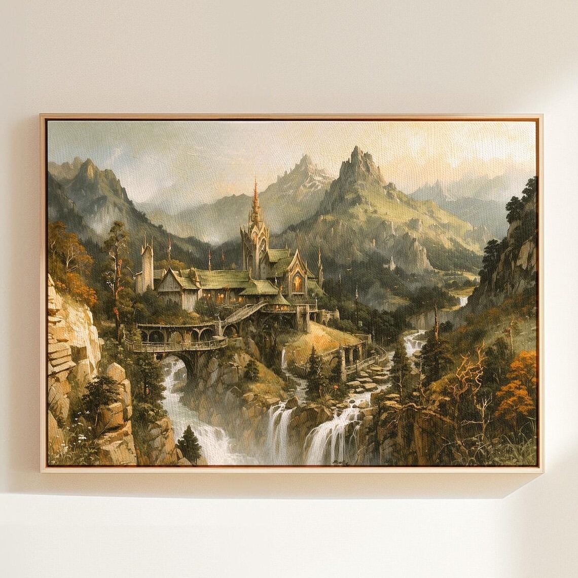 Rivendell Lord Of The Rings Wall Art Print