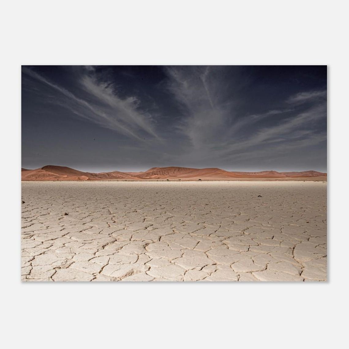 Sossusvlei Namibia Cracked Clay Pan Desert Photography Print - Image 2