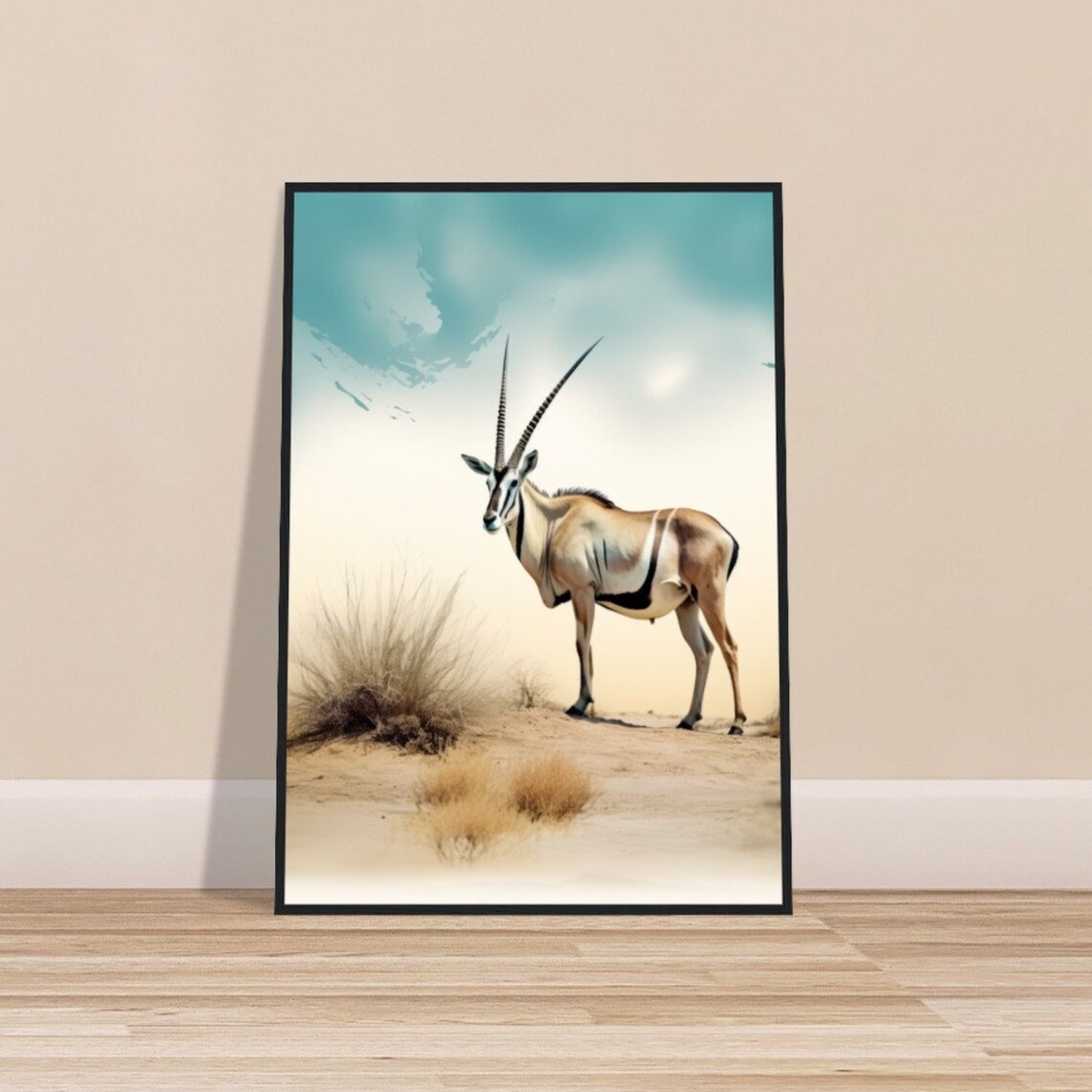 Etosha Namibia Framed Poster Travel Poster Africa Travel Poster Namibia