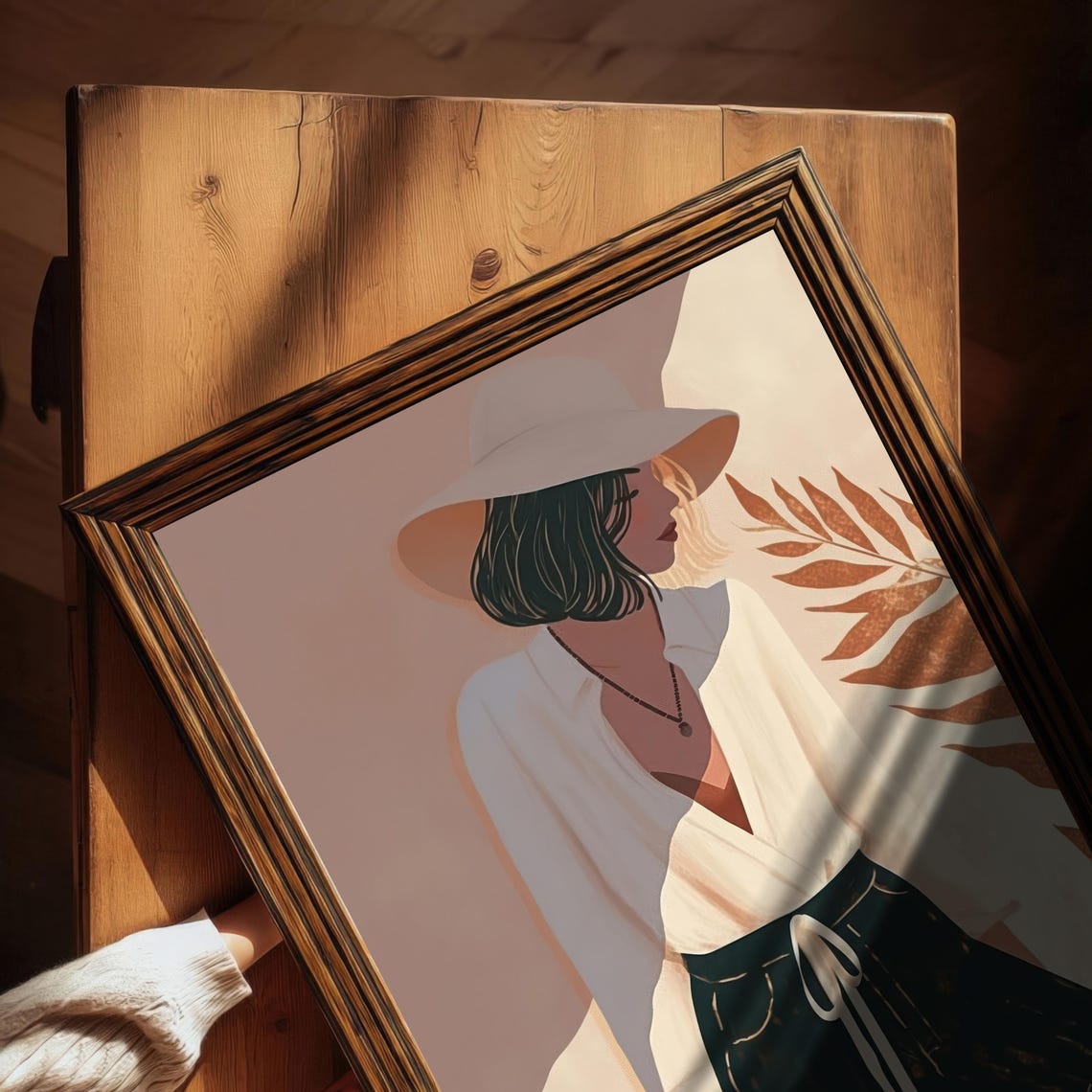 Contemporary Woman, Minimalist Female Art Print - Image 3