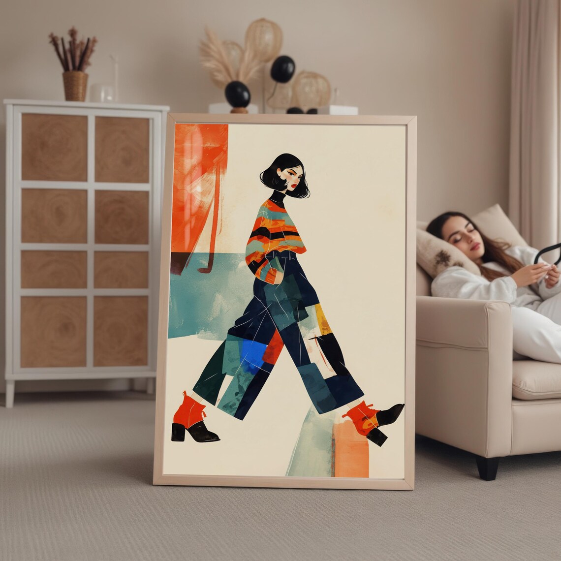Bold Fashion Classic Travel Poster