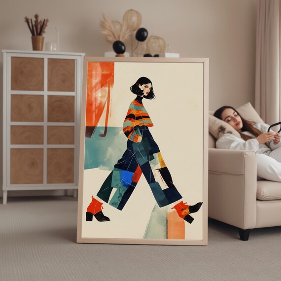 Bold Fashion Classic Travel Poster