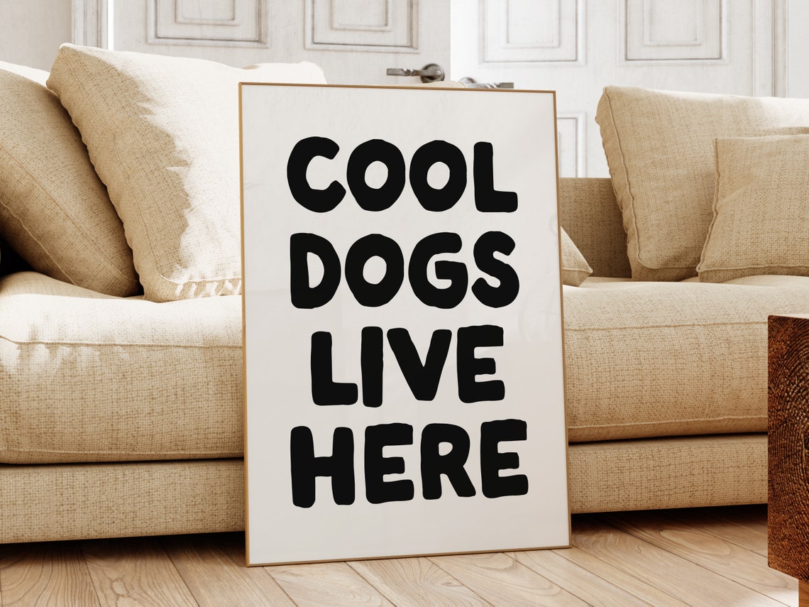 Dog Quote Print Cute Dog Wall Art Funny Dog Quote Print Dog Mom Print Aesthetic Dog Wall Art Gift For Dog Mom - Image 2