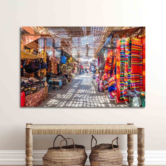 Glass Wall Decor Decoration Art Old Medina Marrakech View